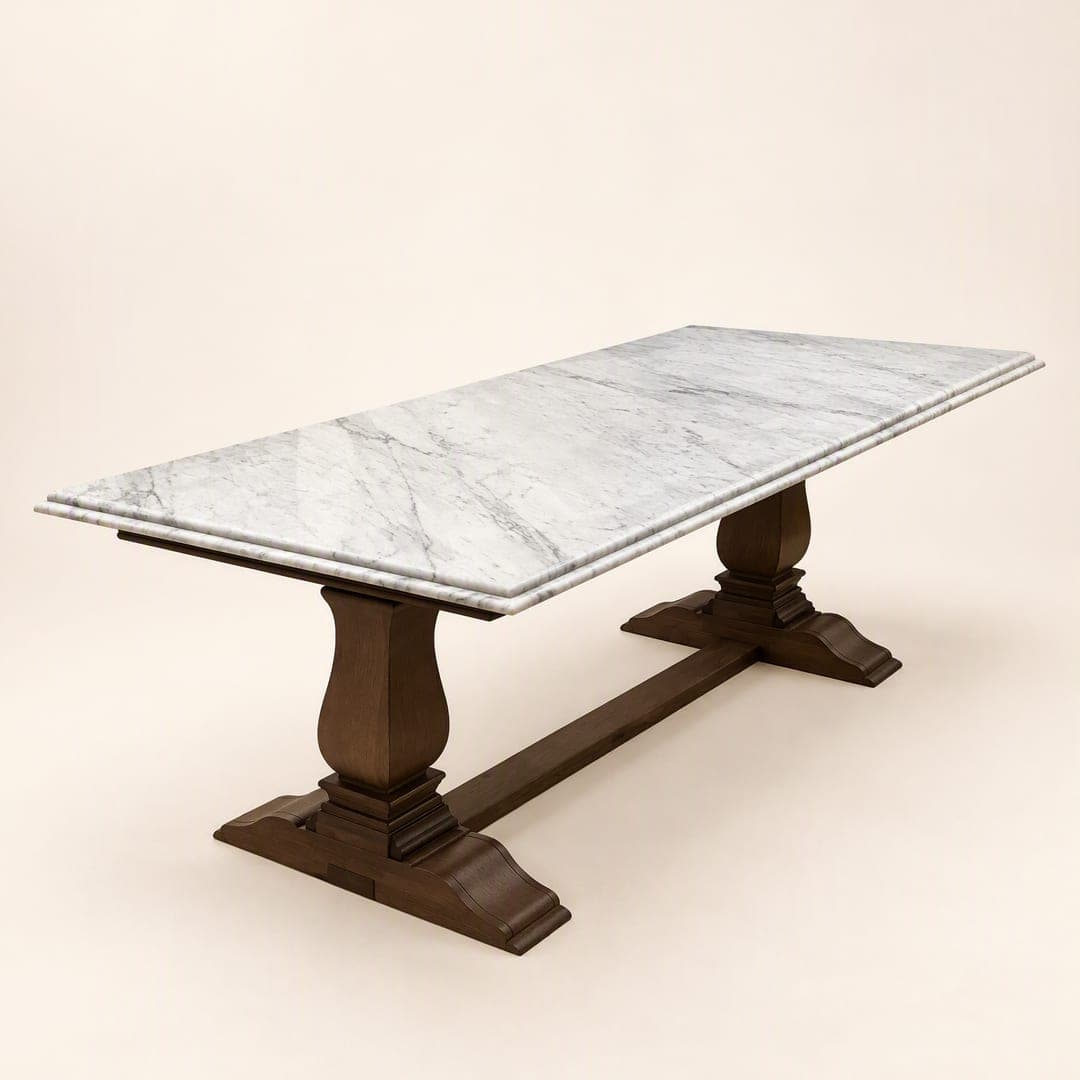 Albury Trestle Dining Table in Tasmanian Oak