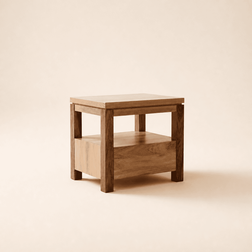Eucalyptus Square Side Table