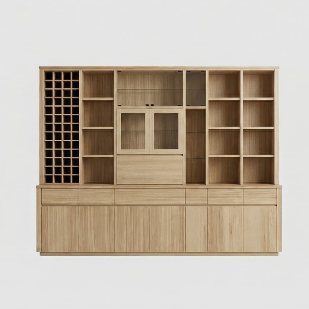 Elin Wall Unit in Tasmanian Oak