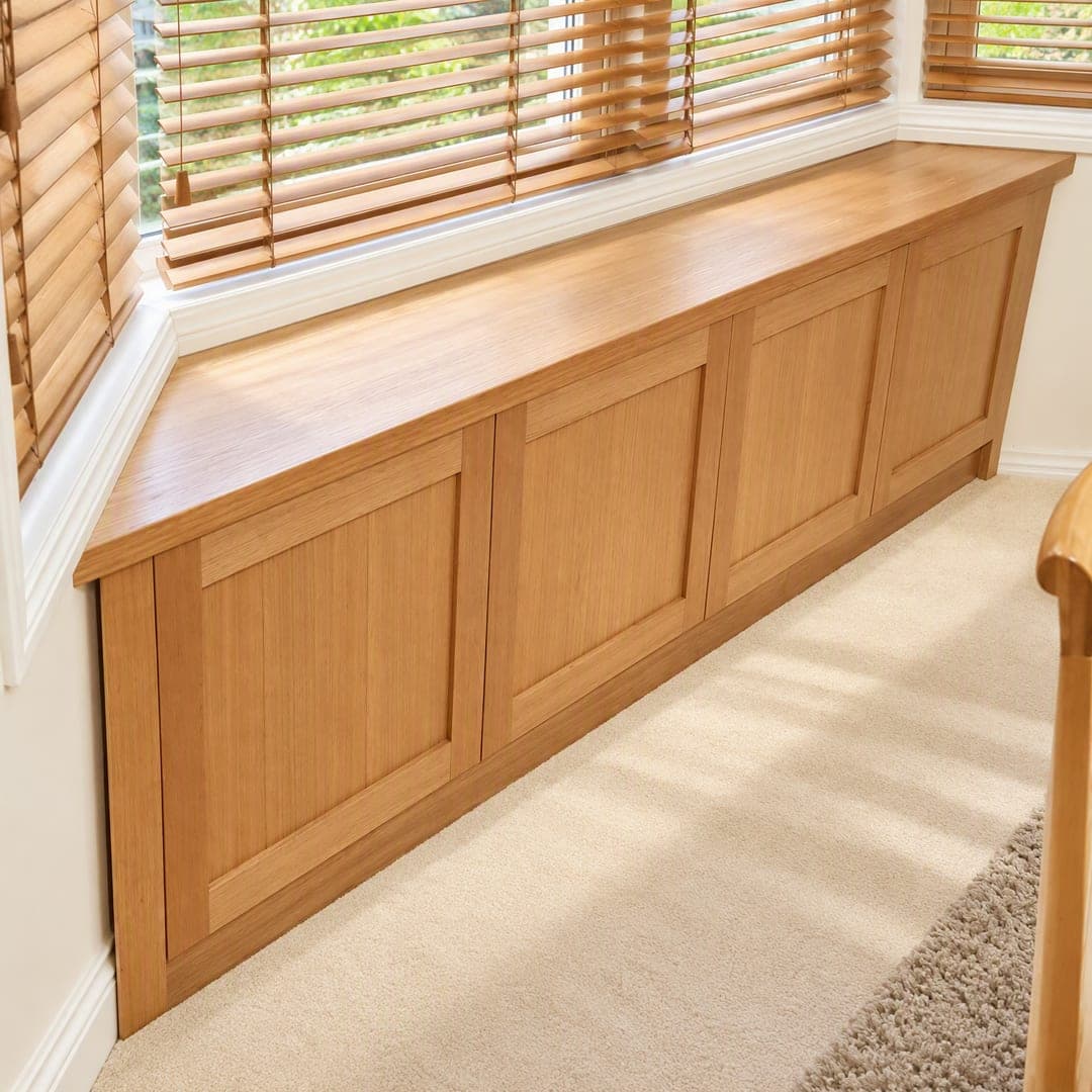Clovelly Window Seat Cabinet in Tasmanian Oak