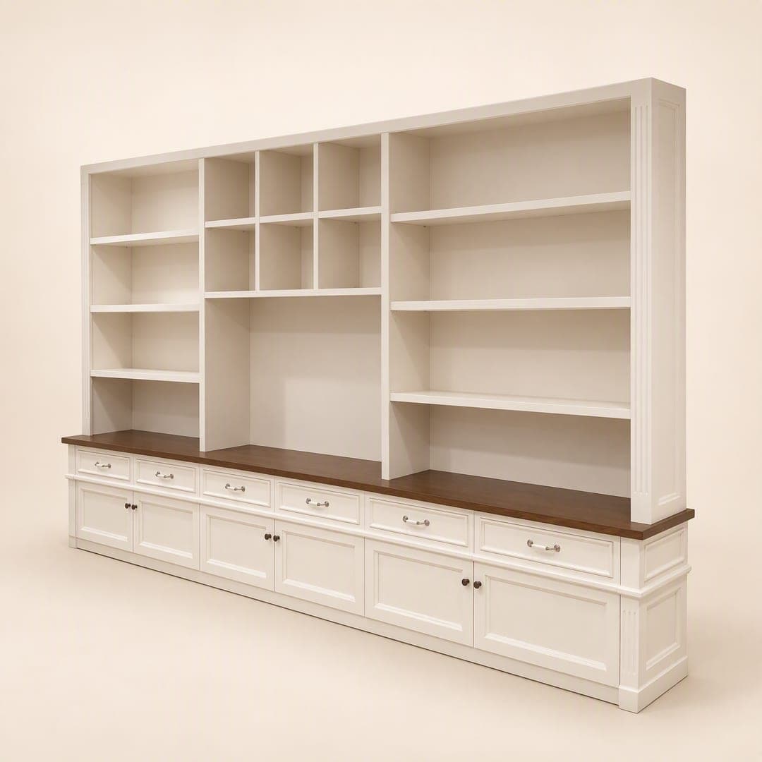 Glenelg Library Wall Unit in Tasmanian Oak