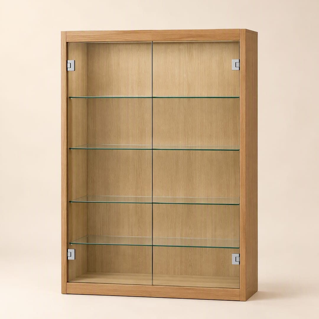 Shell Display Cabinet in Tasmanian Oak