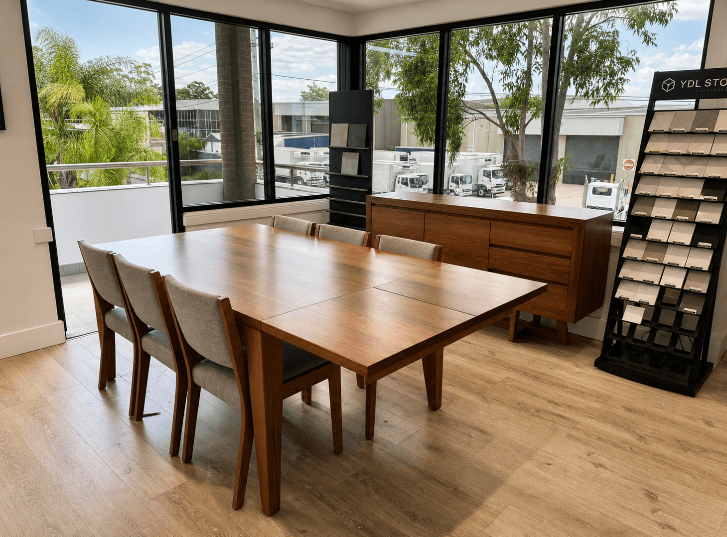 The Wetherill Park showroom floor